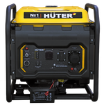 Инверторный генератор Huter DN12500iXA (электростартер)