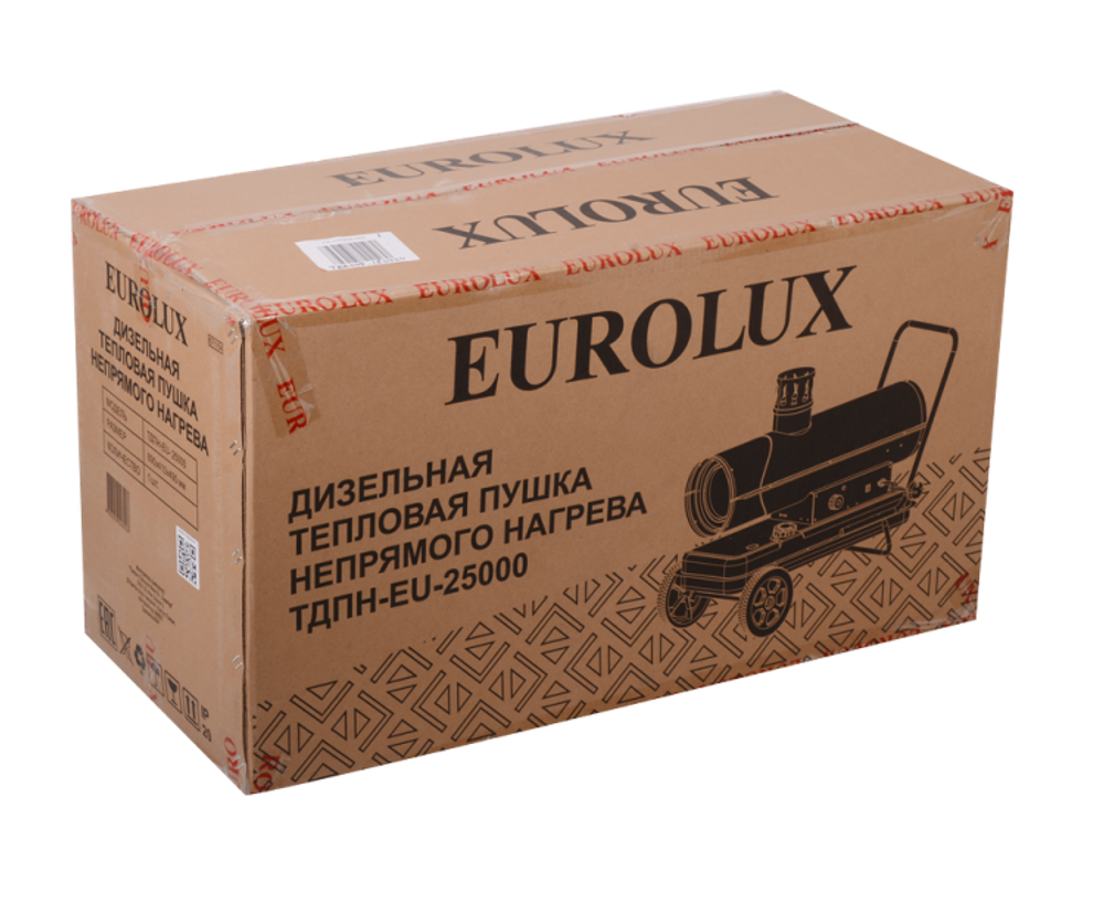 Тепловая дизельная пушка непрямого нагрева ТДНП-EU-25000 Eurolux