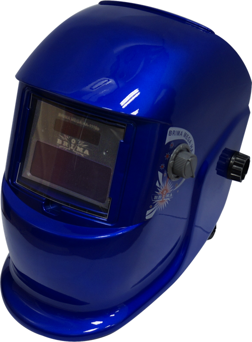 Самозатемняющаяся сварочная маска BRIMA MEGA HA-1110o синяя