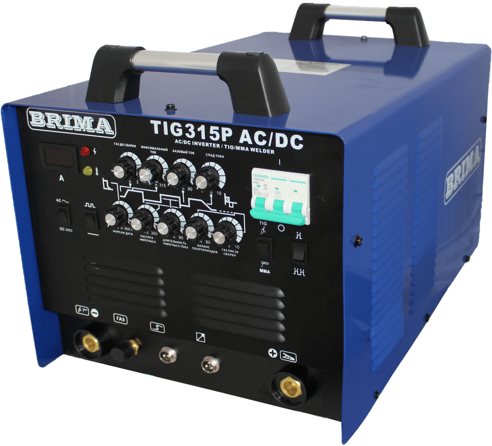 УСТ-КА ИНВ. АРГОН-ДУГ.СВАРКИ TIG 315P AC/DC"BRIMA"