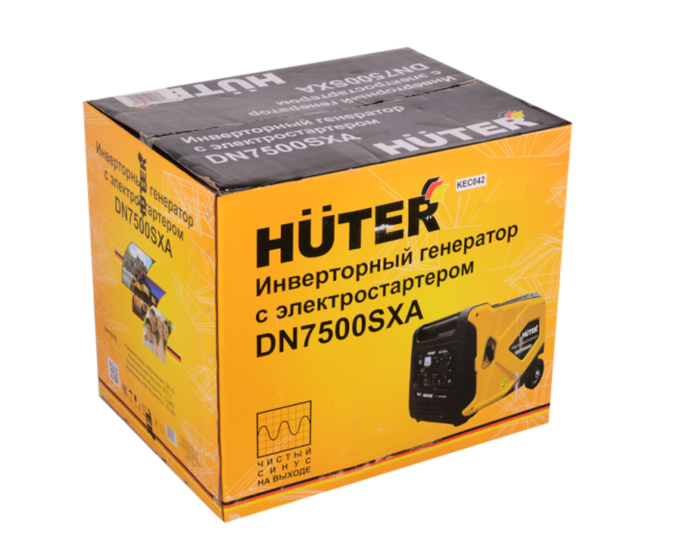 Инверторный генератор Huter DN7500SXA (электростартер)