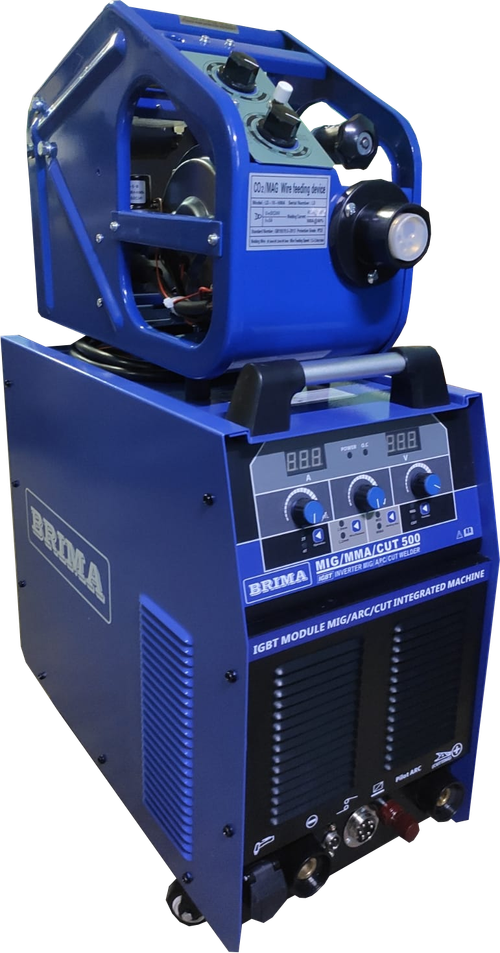 ПОЛУАВТОМАТ MIG/MMA-500 (380В) (15кг) С ФУНКЦИЕЙ CUT-120 "BRIMA"
