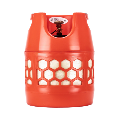 Баллон полимерно-композитный газовый, красный, 12 л (LPG/СУГ) RSV Composite