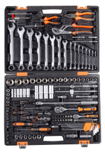 Набор инструментов, 1/2", 1/4", CrV, в кейсе 151 предмет Вихрь