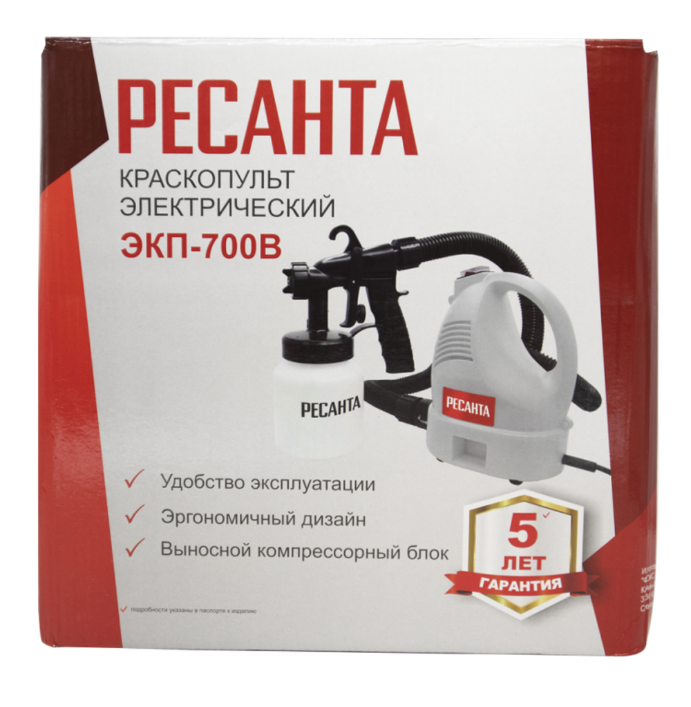 Краскопульт электрический Ресанта ЭКП-700В