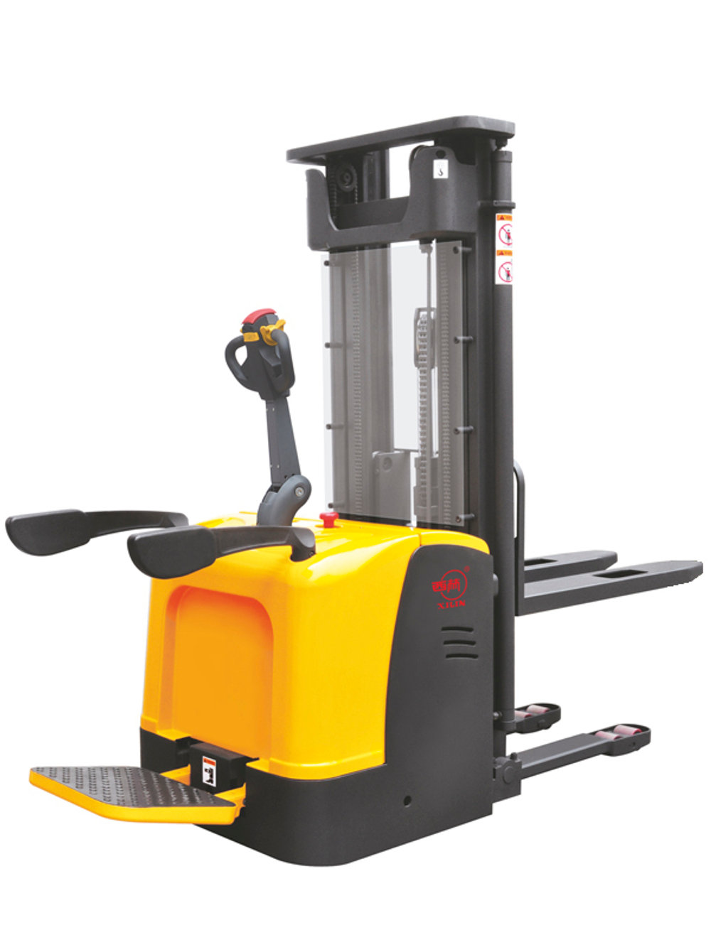 Штабелер самоходный 1,5 т 5,0 м XILIN CDDK15-III Li-ion 24/230 В/Ач (с платформой)