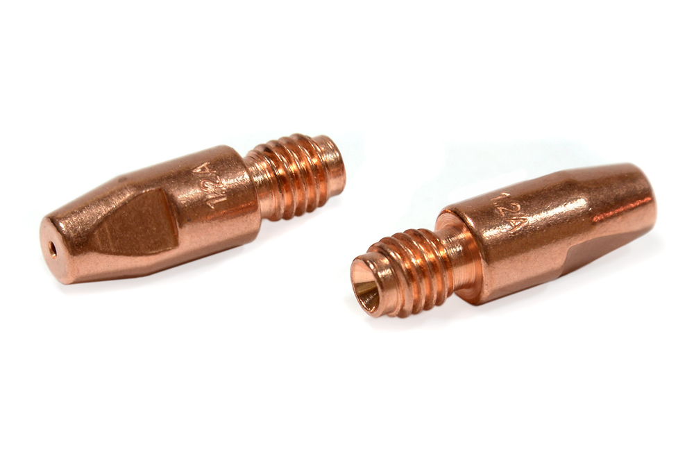 Наконечник контактный токосъемный MB36/50, M8x30x1.2mm.(ECu, Al,) (упак. 10 шт.) / MB36/50 Contact Tips M8x30x1.2mm(.045") ECu, Al