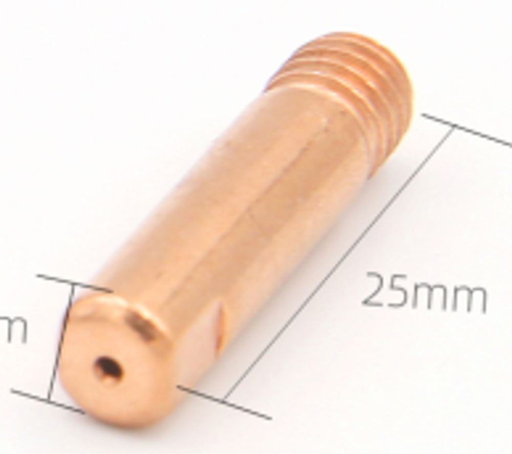 Наконечник контактный токосъемный HG-MB 15, 1,2 мм.(упак. 10 шт.) / MB15 Contact Tip 1.2mm(.040'') Ecu
