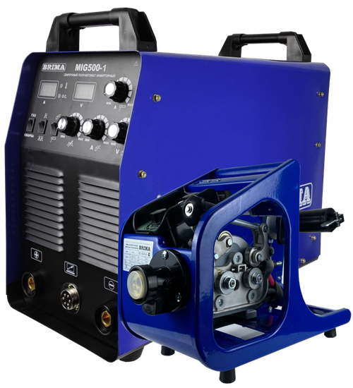 ПОЛУАВТОМАТ MIG-500-1 (380В, WF4) (15кг) "BRIMA"