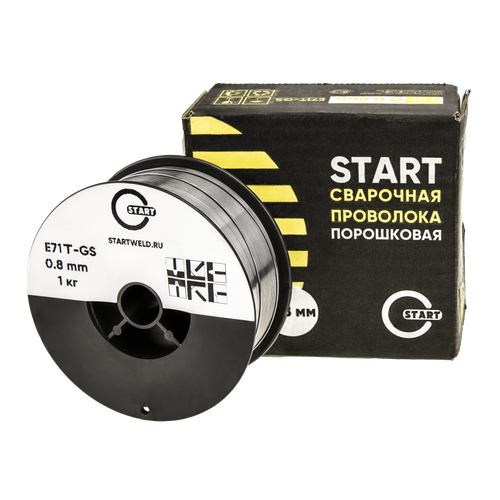 Проволока сварочная порошковая E71T-GS д.0,8 (1 кг) START STE7108