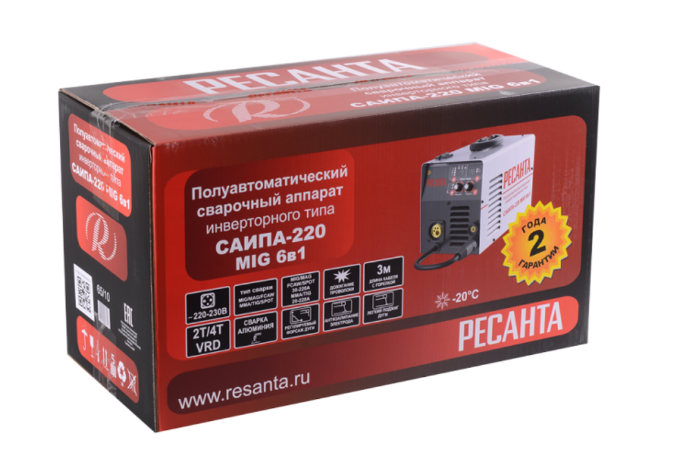 Сварочный аппарат РЕСАНТА САИПА-220 (MIG/MAG)