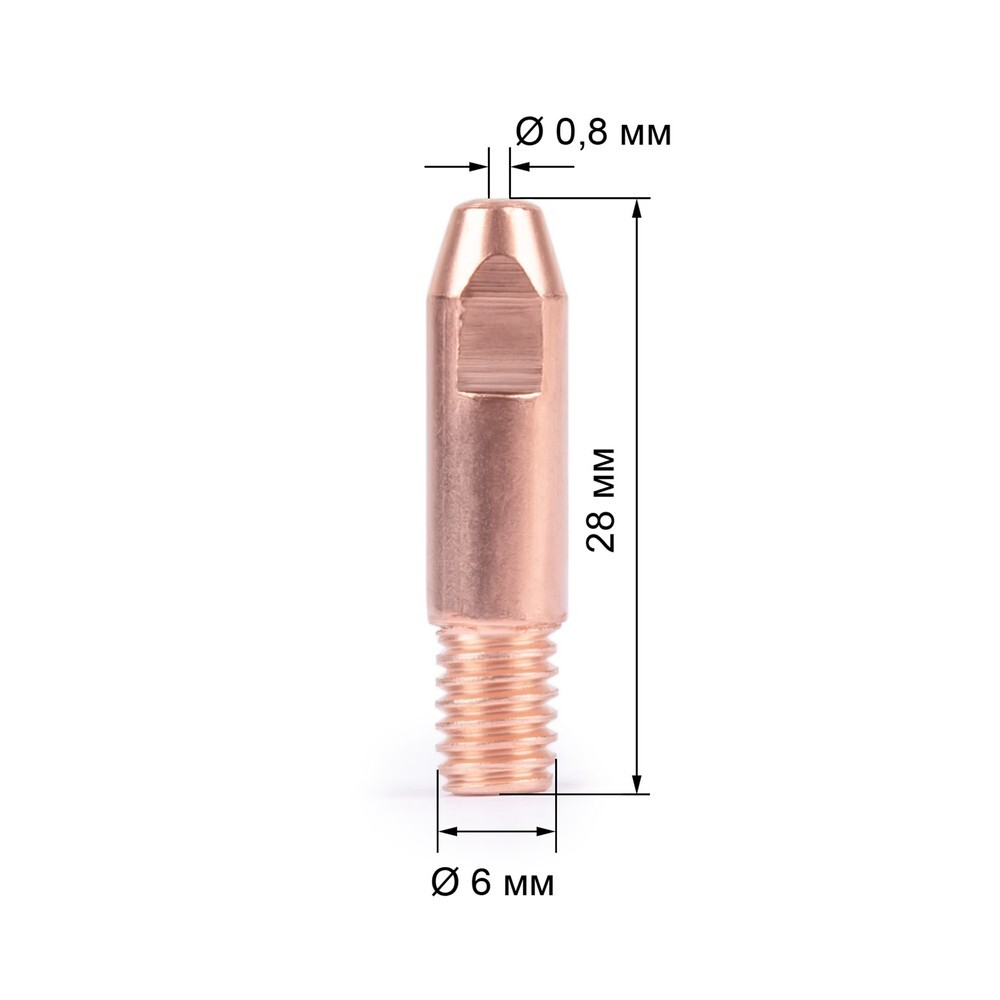 Наконечник Varteg M6х28х0.8 ( 140.0051/MD0009-08)