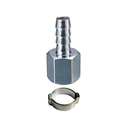 FUBAG Переходник 1/4 дюйма F на елочку 10мм с обжимным кольцом 15Х18мм