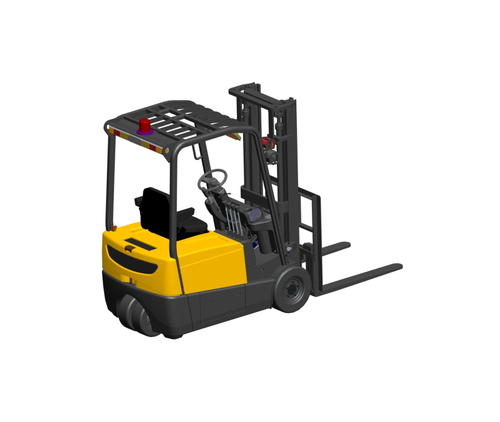 Погрузчик электрический трехопорный TOR 1,6 т 4,5 м CPD20SA-16 48В/560Ач сайдшифт, своб. ход мачты