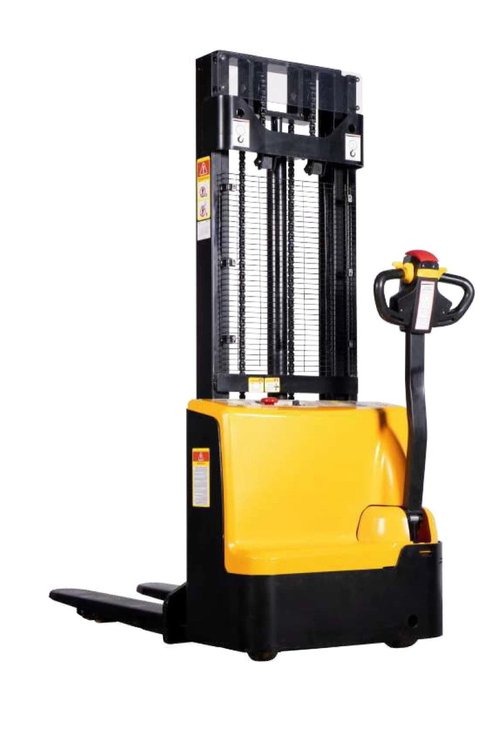 Штабелер самоходный 1,5 т 3,3 м TOR WSS15H-3300SC PRO Li-ion 24/60 В/Ач с раздвижными вилами и опора