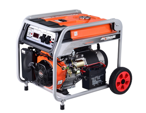 Генератор бензиновый TOR KM9500H 7,0 кВт 220В 27 л с электростартером и колесами