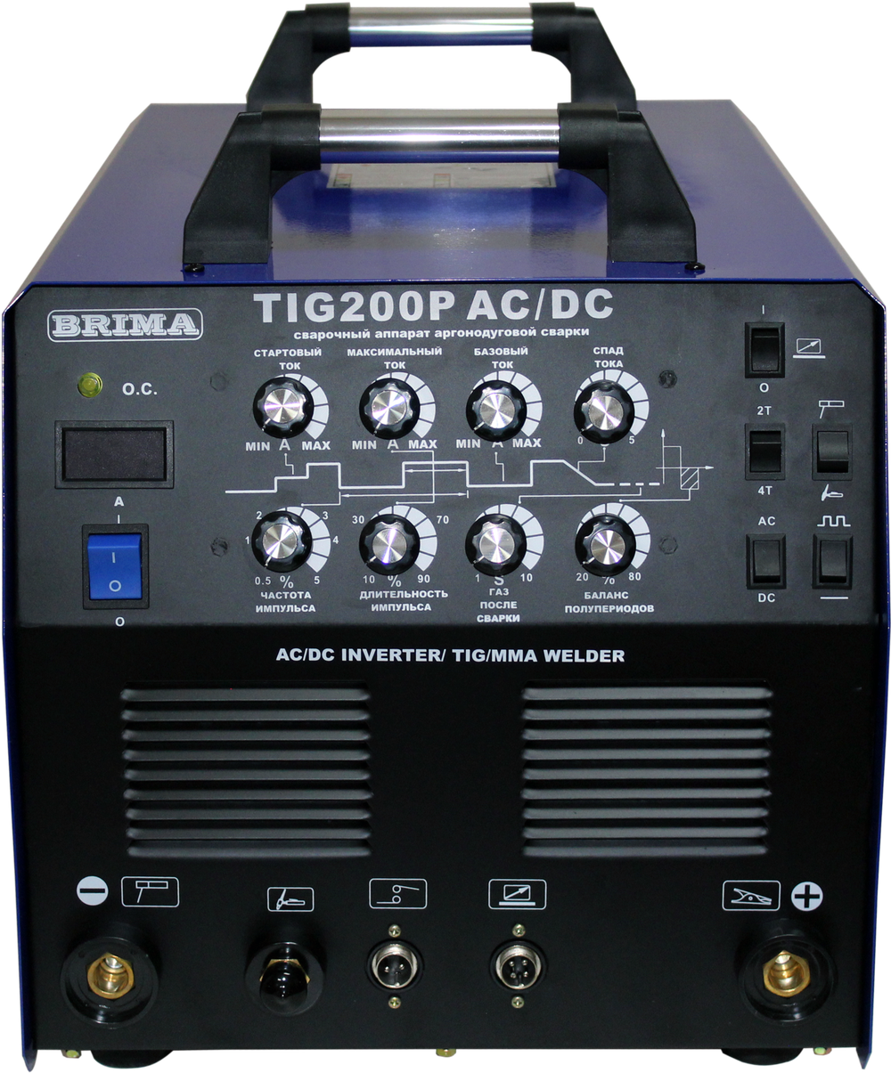 УСТ-КА ИНВ. АРГОН-ДУГ.СВАРКИ TIG 200P AC/DC"BRIMA"