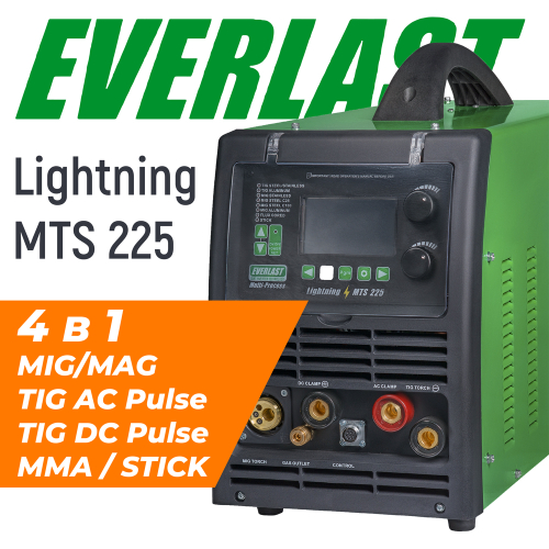 Lightning MTS 225 (MIG/TIG/STICK) Everlast Сварочный полуавтомат 2EV225MTS