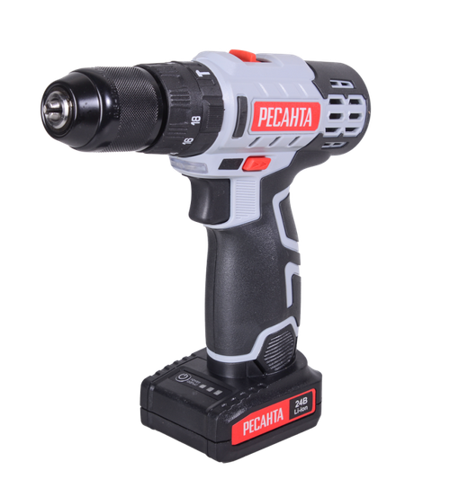 Дрель-шуруповерт аккумуляторная ДА-24-2ЛК-У Ресанта