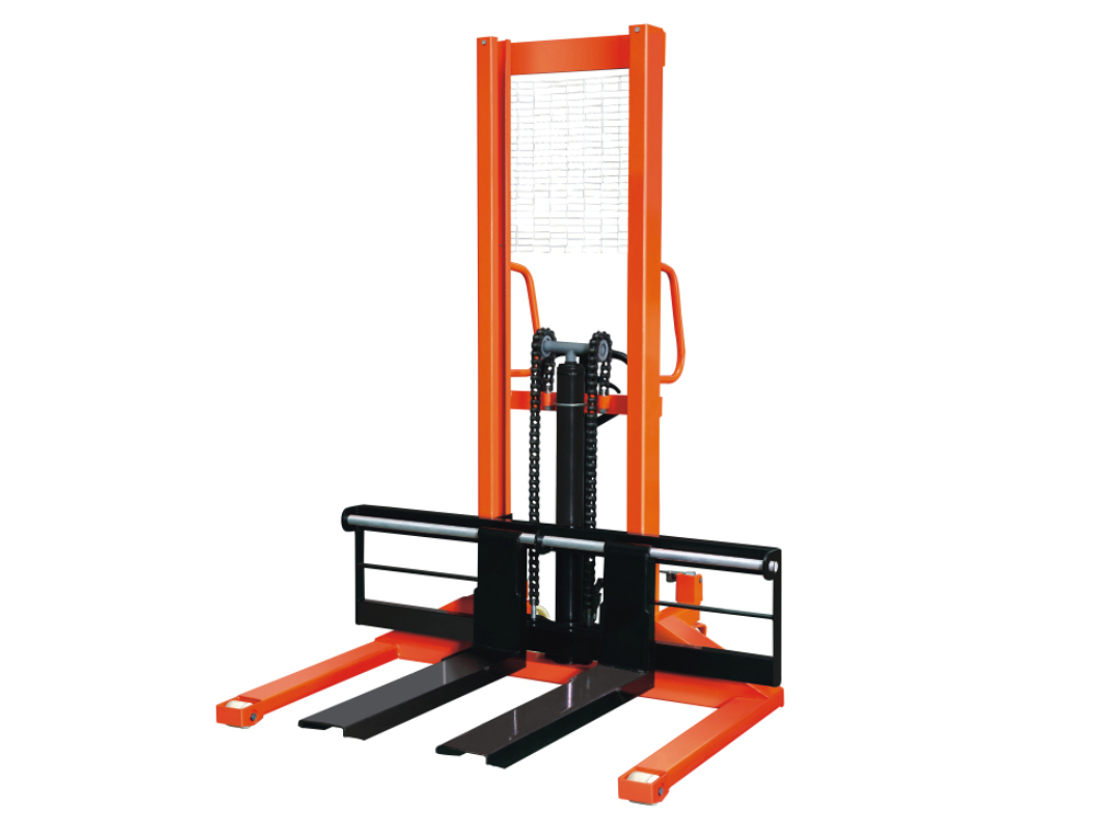 Штабелер гидравлический 1,0 т 3,0 м TOR CTY-EW1030 с раздвижными вилами и расширенными опорами