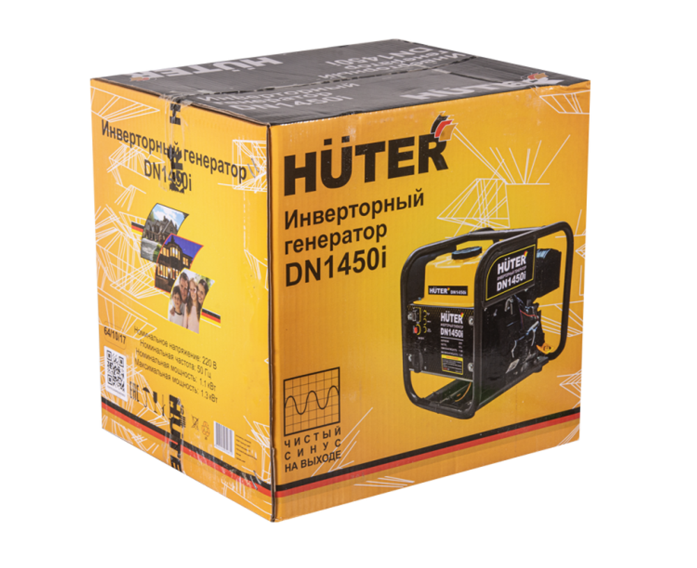 Инверторный генератор Huter DN1450i