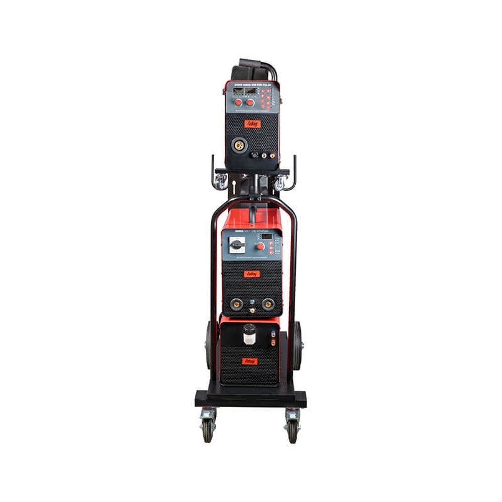 FUBAG Cварочный полуавтомат INMIG 500T DW SYN PULSE+ Подающий механизм DRIVE INMIG DW SYN PULSE + Горелка FB 500 3m + Блок жидкостного охлаждения Cool 70 + Тележка для аппаратов +Шланг-пакет 5 метров 70мм2 14 pol с жидкостным охлаждением