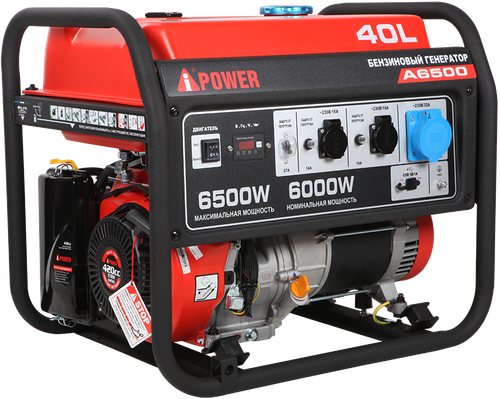Портативный бензиновый генератор A-iPower A6500