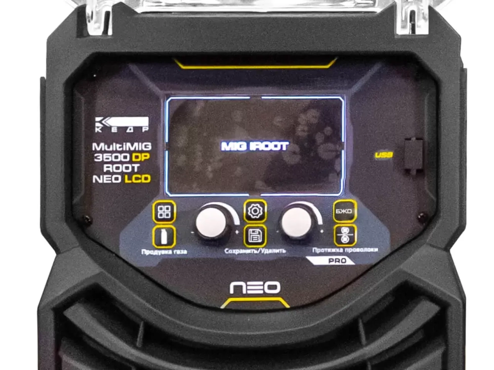 Источник сварочный КЕДР MultiMIG-3500DP ROOT NEO LCD