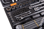 Набор инструментов, 1/2", 1/4", CrV, в кейсе 142 предм Вихрь