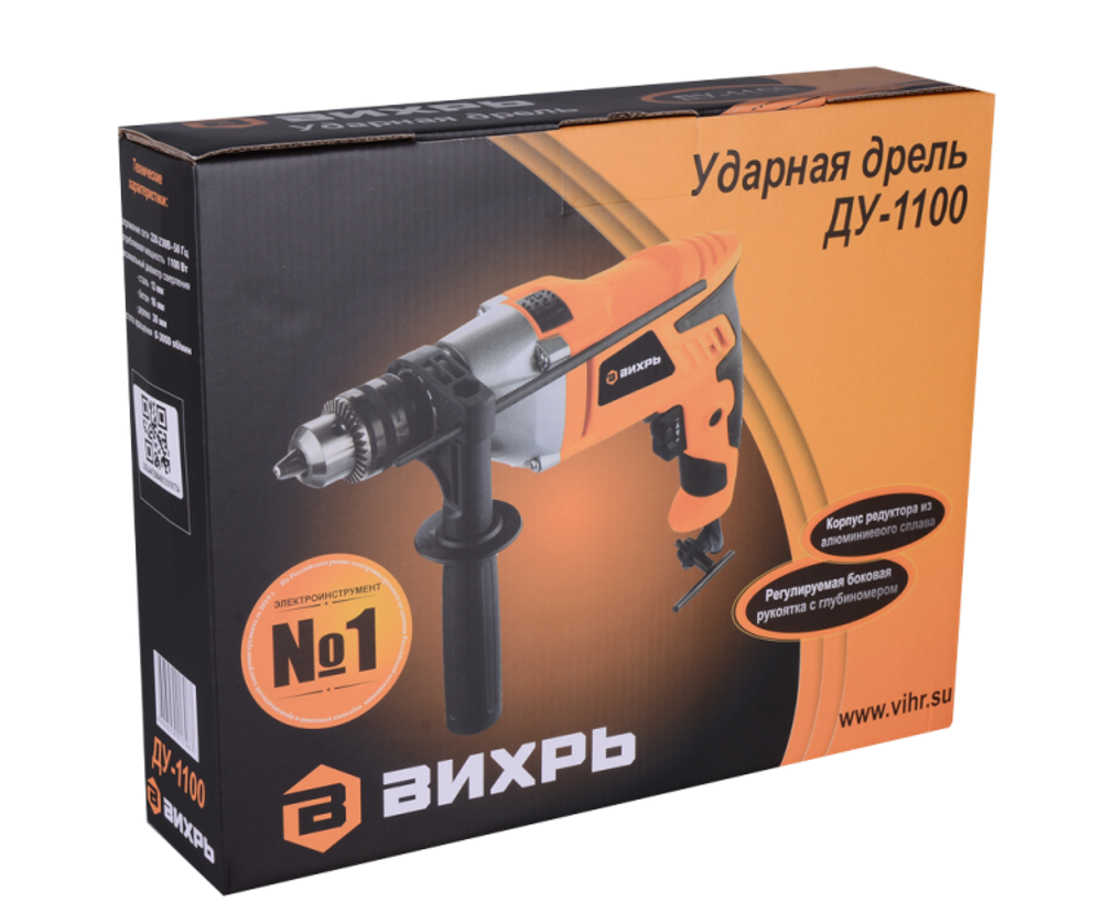 Ударная дрель ВИХРЬ ДУ-1100