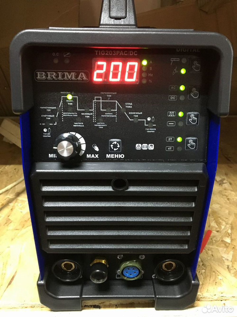 УСТ-КА ИНВ. АРГОН-ДУГ.СВАРКИ TIG 203P AC/DC "BRIMA" DIGITAL