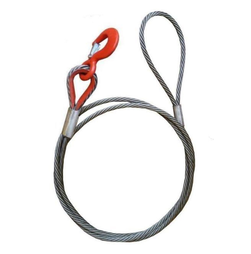 Буксир канатный TOR БТК 24,0 т 10,0 м опрессовка (петля-петля) канат 22,5 мм