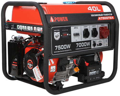Портативный бензиновый генератор A-iPower A7500TEA