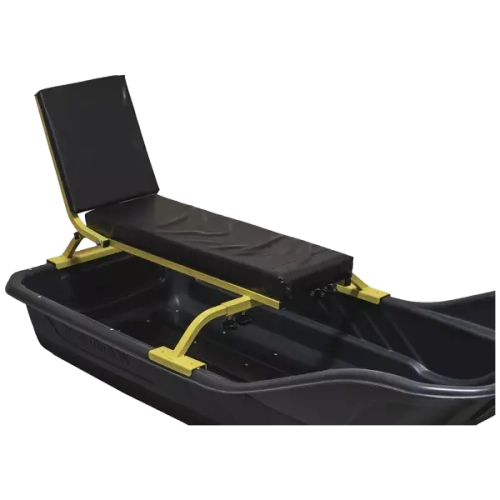 Сиденье продольное со складной спинкой и мягкой сидушкой