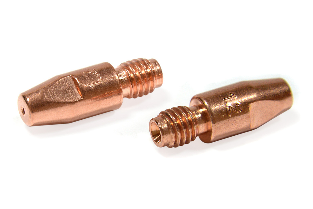 Наконечник контактный токосъемный MB36/50, M8x30x1,2mm.(ECu) (упак. 10 шт.) / MB36/50 Contact Tips M8x30x1,2(.045") (Ecu)
