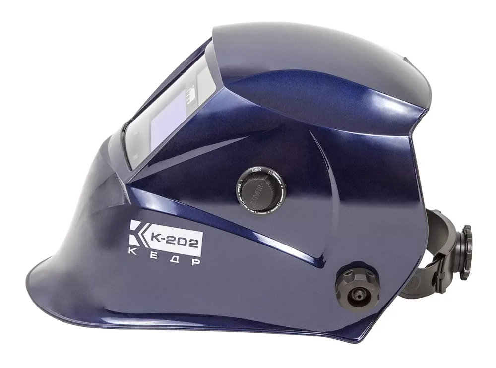 Маска сварщика КЕДР (В РАЗОБР.ВИДЕ) "К-202 PRIME", синяя