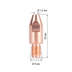 Наконечник FoxWeld M8х30х1.2 (140.0442/MD0005-12, пр-во FoxWeld/КНР)