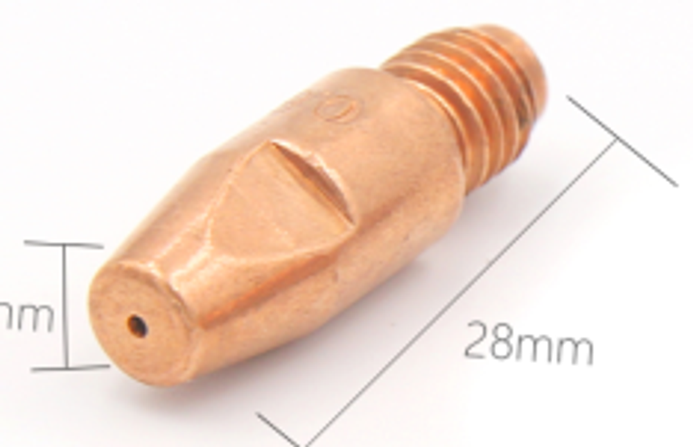 Наконечник контактный токосъемный MB 24, 0,8 мм. (упак. 10 шт.) / MB24 Contact Tip 0.8mm(.030'') Ecu