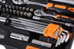 Набор инструментов, 1/2", 1/4", CrV, в кейсе 151 предмет Вихрь