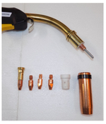Горелка сварочная с жидкостным охлаждением HUGONG MIG/MAG HG50-500А-4м. / MIG Torch HG50 water cooled-4m