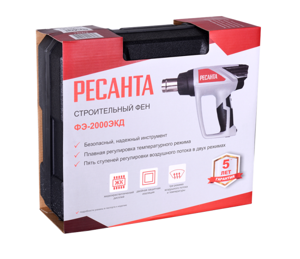 Строительный фен ФЭ-2000ЭКД Ресанта