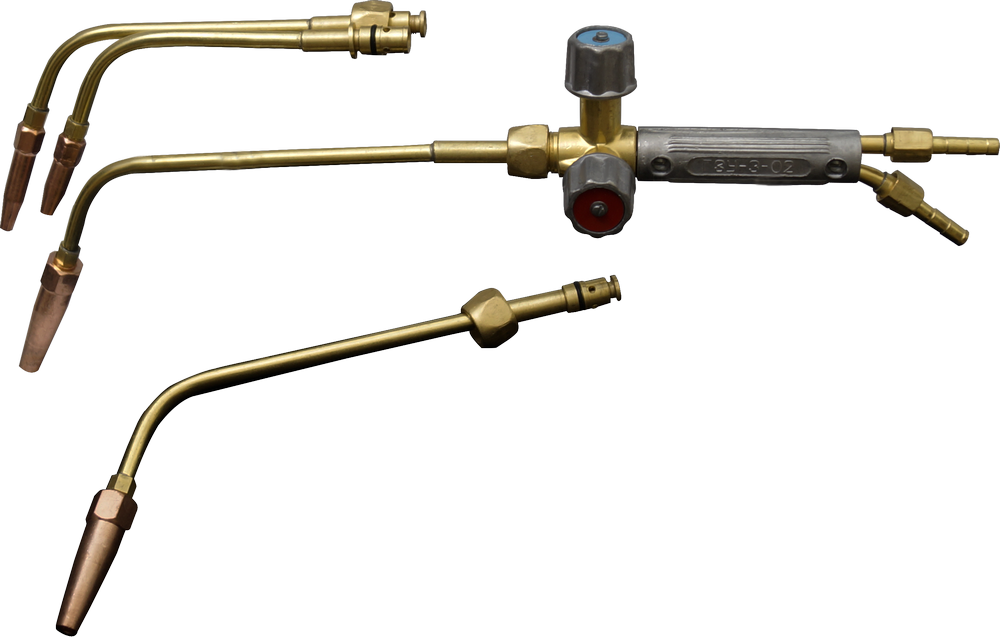 Кислородно-пропановая горелка ГЗУ-3-02 (наконечники 1, 2, 3, 4)