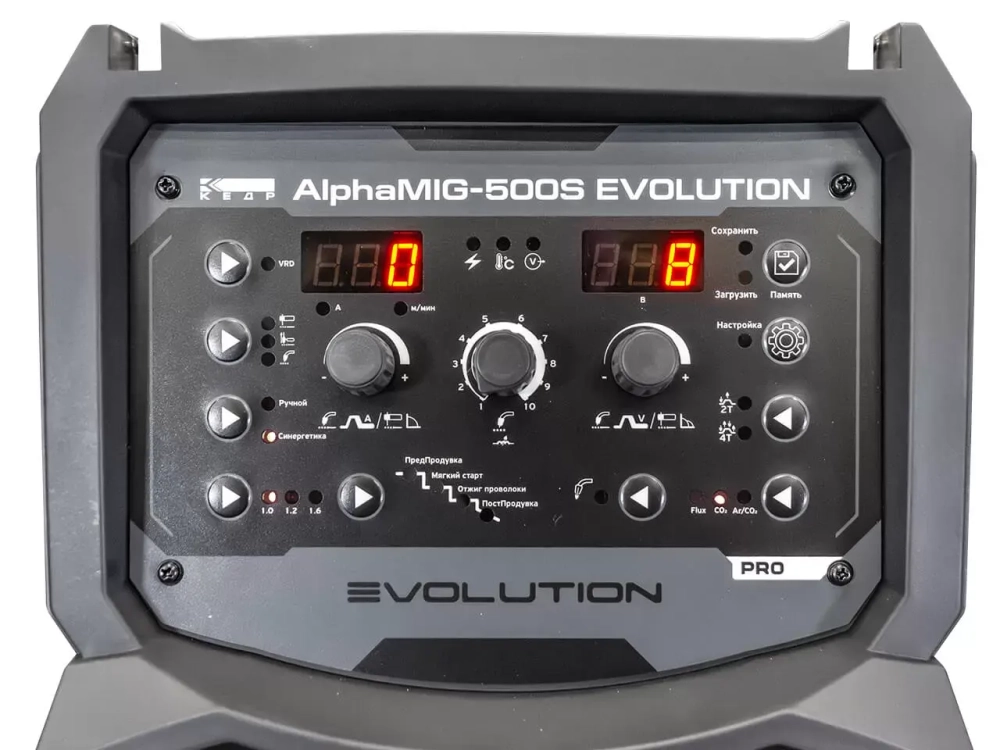 Источник сварочный КЕДР AlphaMIG-500S EVOLUTION (30–500А, 400В)