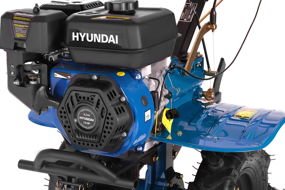 Бензиновый мотоблок Hyundai T 1300 с комплектом колес