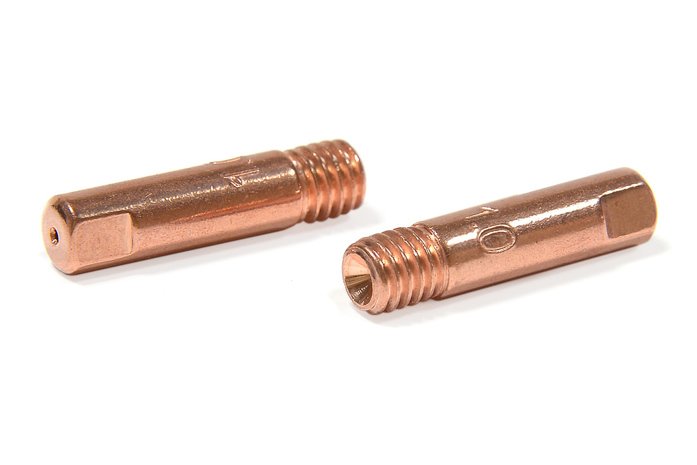 Наконечник контактный токосъемный HG-MB 15, 1,0 мм. (упак. 10 шт.) / MB15 Contact Tip 1.0mm(.035'') Ecu