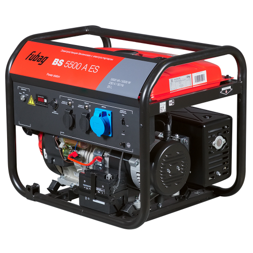 FUBAG Бензиновый генератор с электростартером и коннектором автоматики BS 5500 A ES