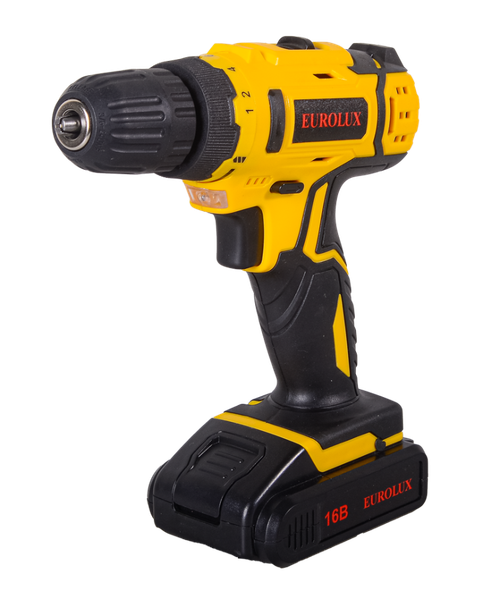 Дрель-шуруповерт аккумуляторная Eurolux ДА-16/2Li