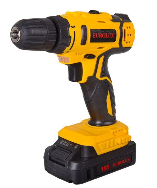 Дрель-шуруповерт аккумуляторная Eurolux ДА-18/2Li