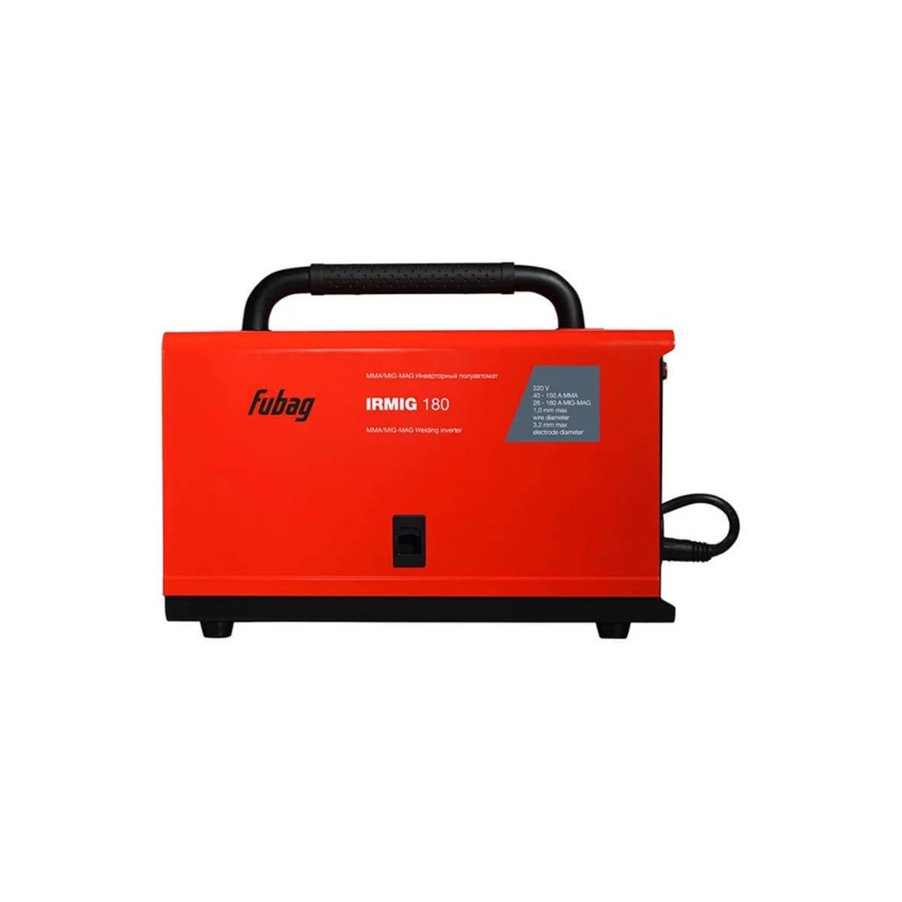 FUBAG Сварочный полуавтомат IRMIG 180 (31 432) + Горелка FB 250 3m ( FB 250 Ergo 3m) (38443) + Маска сварщика Хамелеон IR 9-13N S (38072) + Сварочные краги на подкладке красные FWGN 10R (641180)