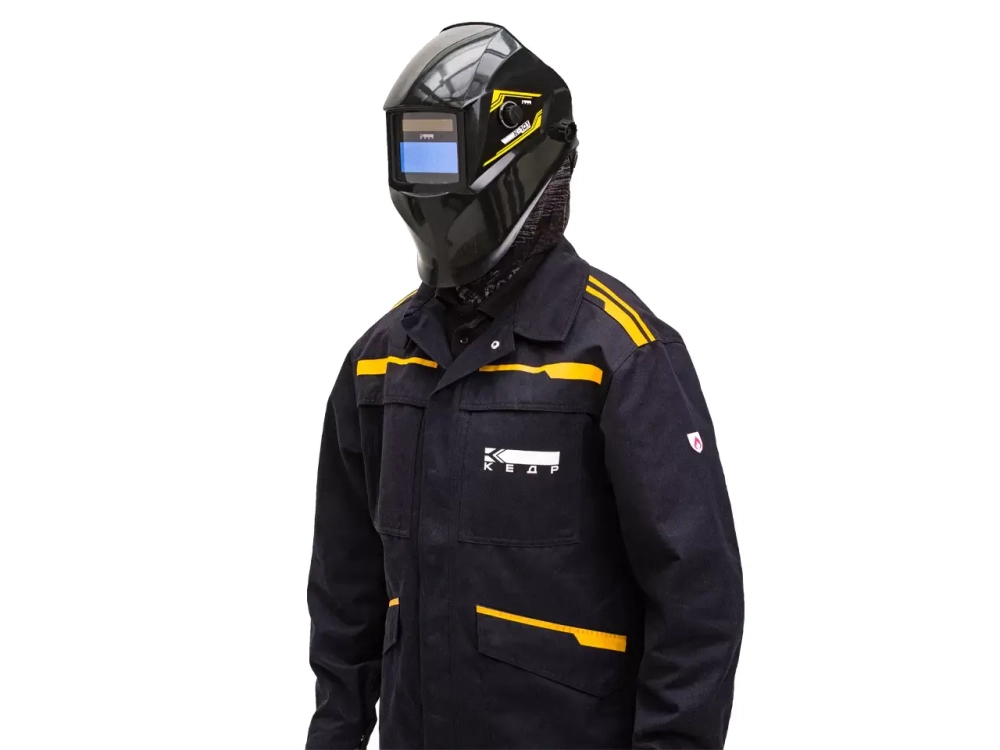 Маска сварщика КЕДР (В РАЗОБР.ВИДЕ) "К-101 PRIME", черная